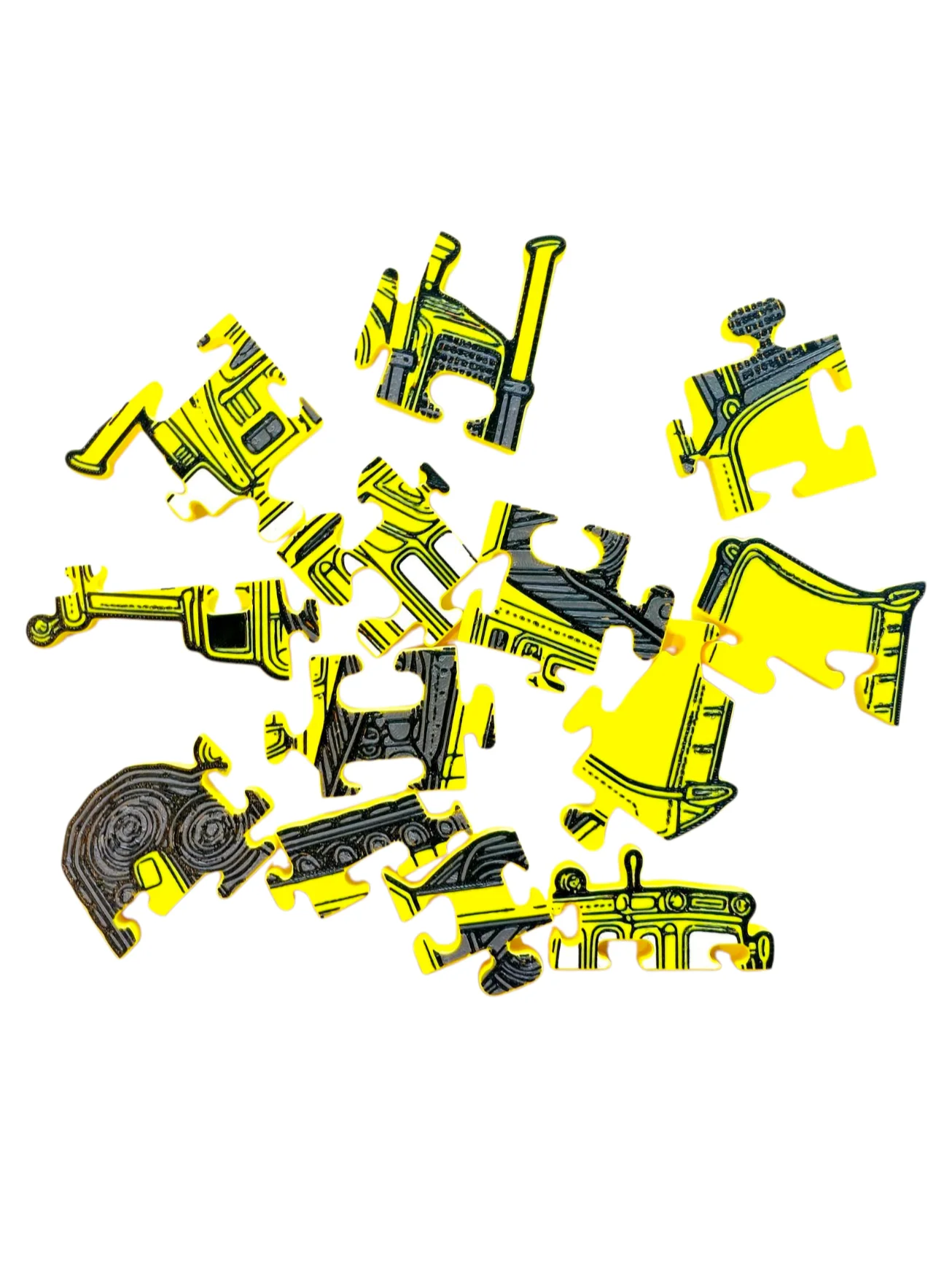 Bulldozer 3D Printed Puzzle – A Construction-Themed Brain Teaser for Little Hands! product image (2)