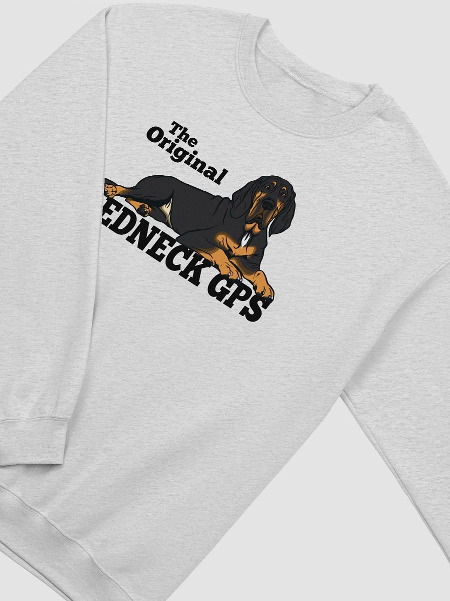 The Original Redneck GPS Sweatshirt of a Bloodhound(Black and Tan) | Funny Shirt for Bloodhound Paw-rents product image (26)