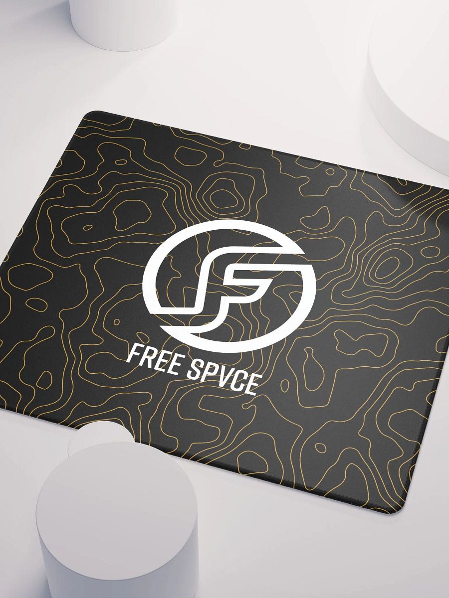 Topographic Black & Gold Mousepad product image (6)