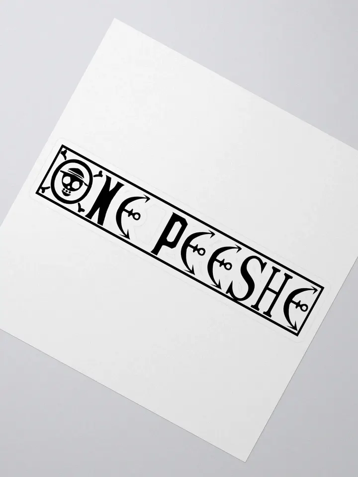 ONE PEESHE Sticker product image (2)