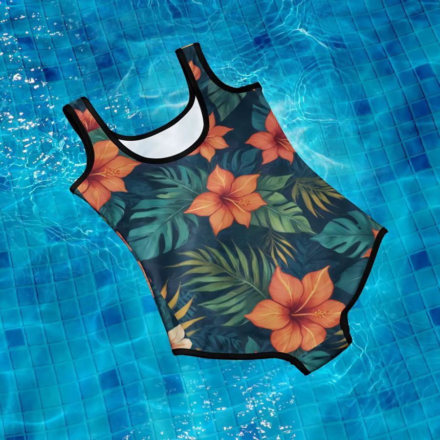 Exotic Bloom Youth Swimsuit product image (10)