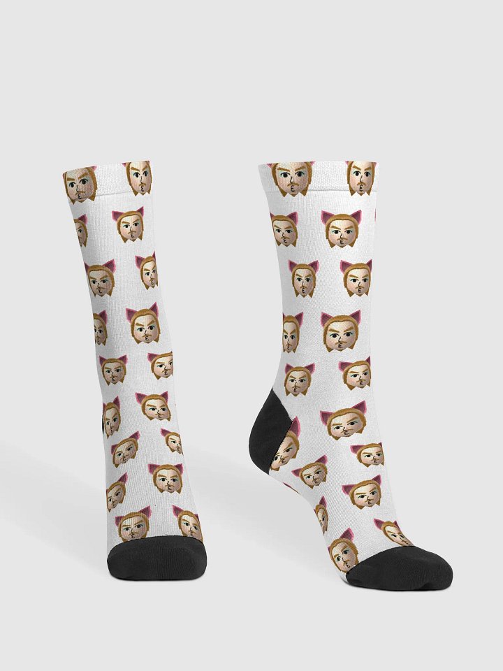 Furry Mii Patterned Socks product image (2)
