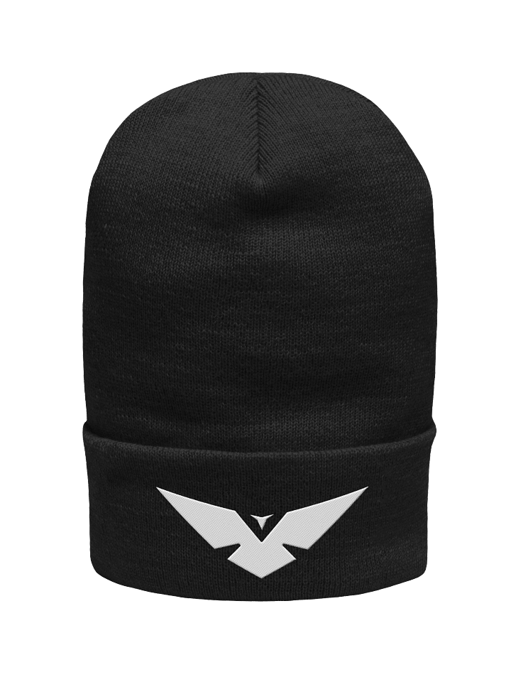 White Logo Cuffed Beanie product image (1)