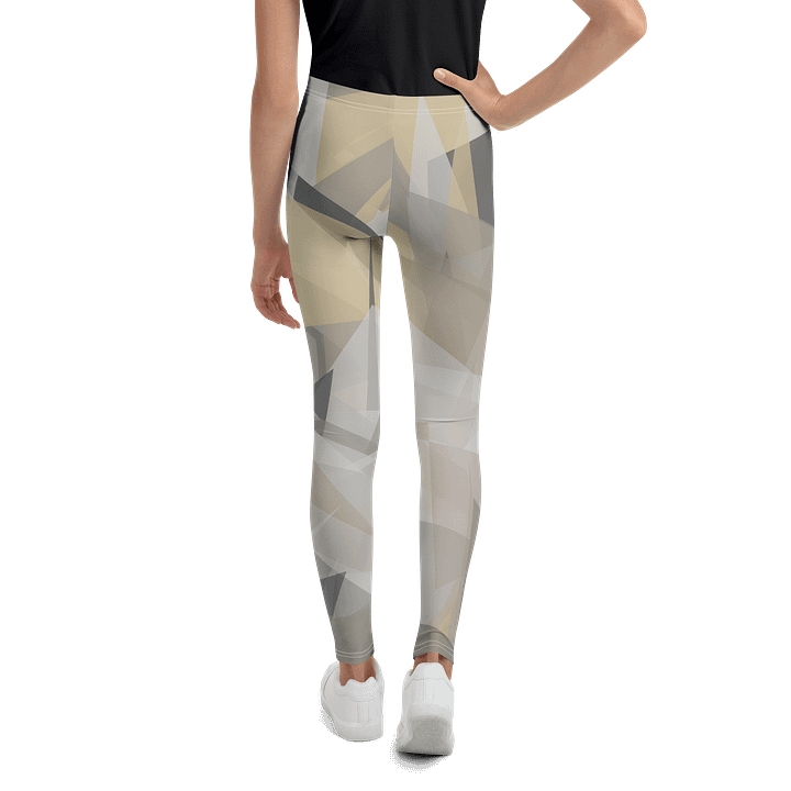 Geometric Mosaic Youth Leggings product image (2)