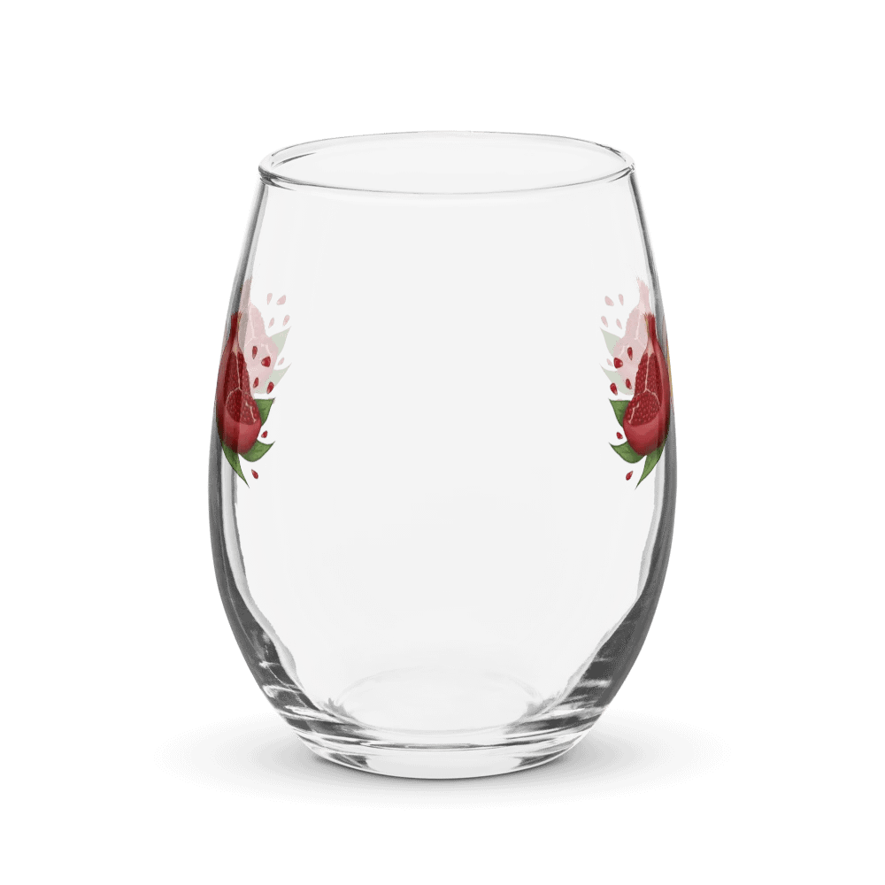 Moonie Poms Stemless Wine Glass product image (4)