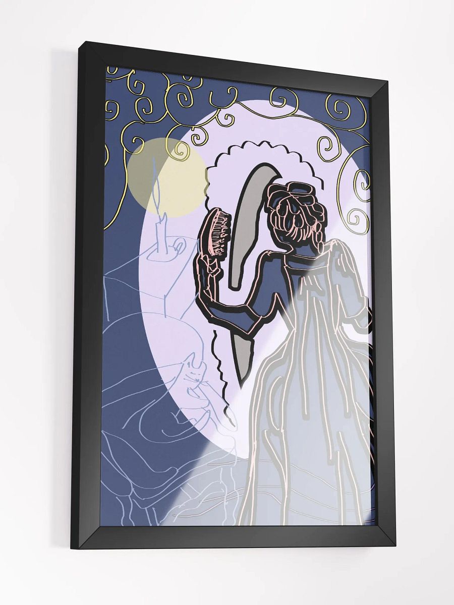 1700's Woman With a Brush Framed Poster product image (18)