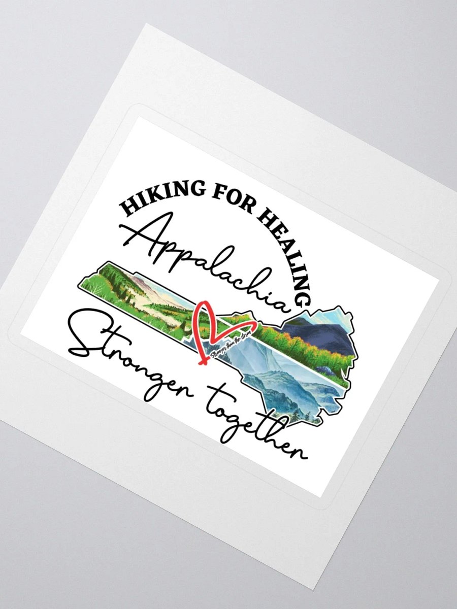 Hiking for Healing in Appalachia Sticker product image (1)