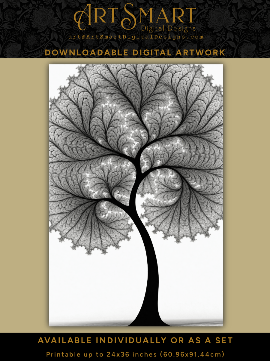 Black Tree on White 1-1 product image (1)