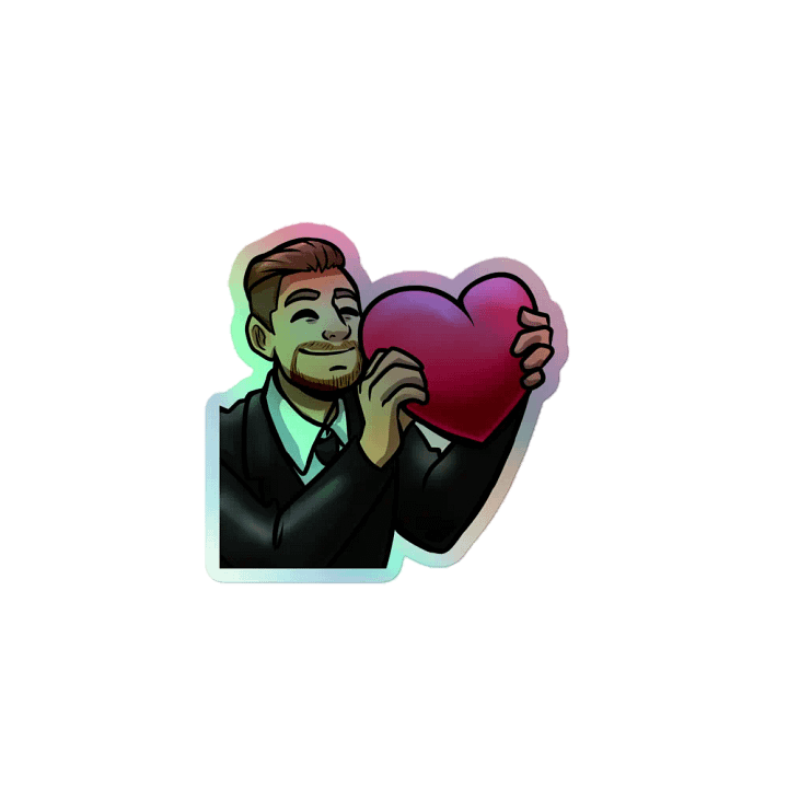 Heartfelt Holographic Love Sticker Set product image (1)