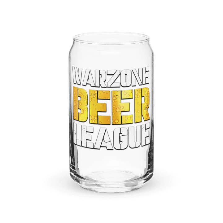 Warzone Beer League - Can Shaped Glass product image (1)
