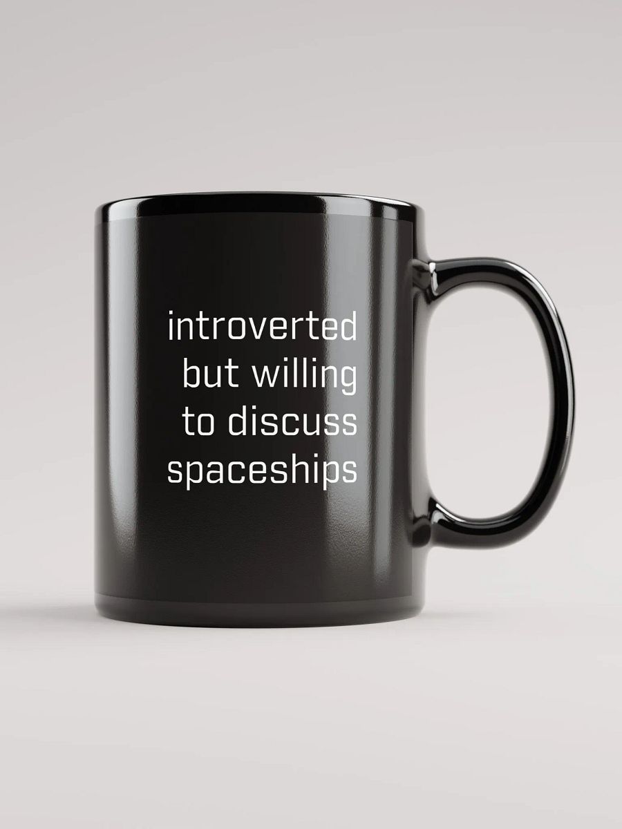 Introverted Black Mug product image (1)