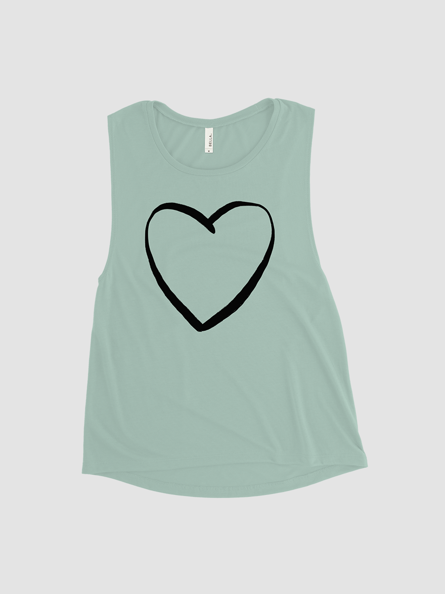 Classic Heart Women's Flowy Muscle Tank product image (1)