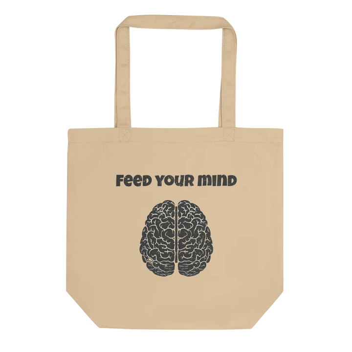 Eco-Friendly Feed Your Mind Tote Bag product image (1)