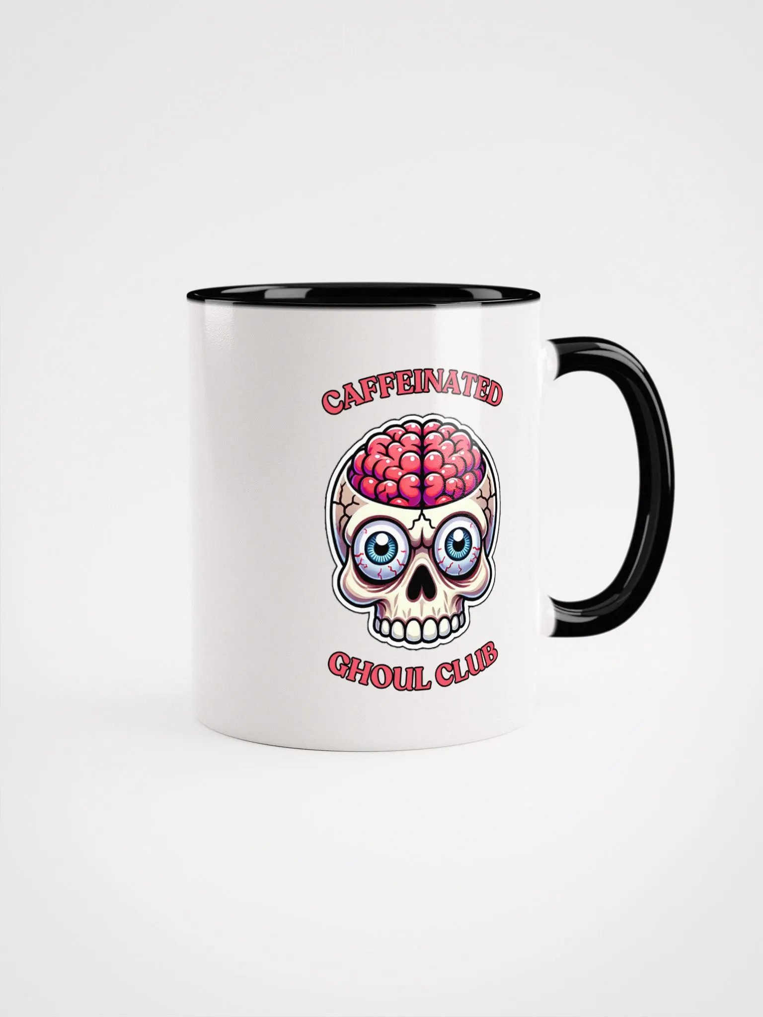 Caffeinated Ghoul Club White Mug product image (1)