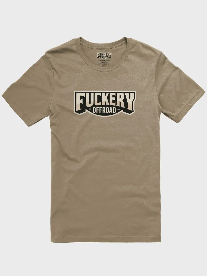 Unisex t-shirt with Fuckery Text Logo (light colours) product image (3)
