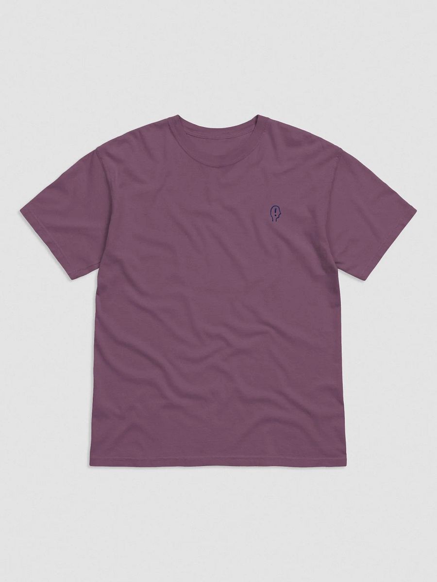EXCLAIMING MENTALLY (L.C., navy) embroidered garment dyed tee product image (5)
