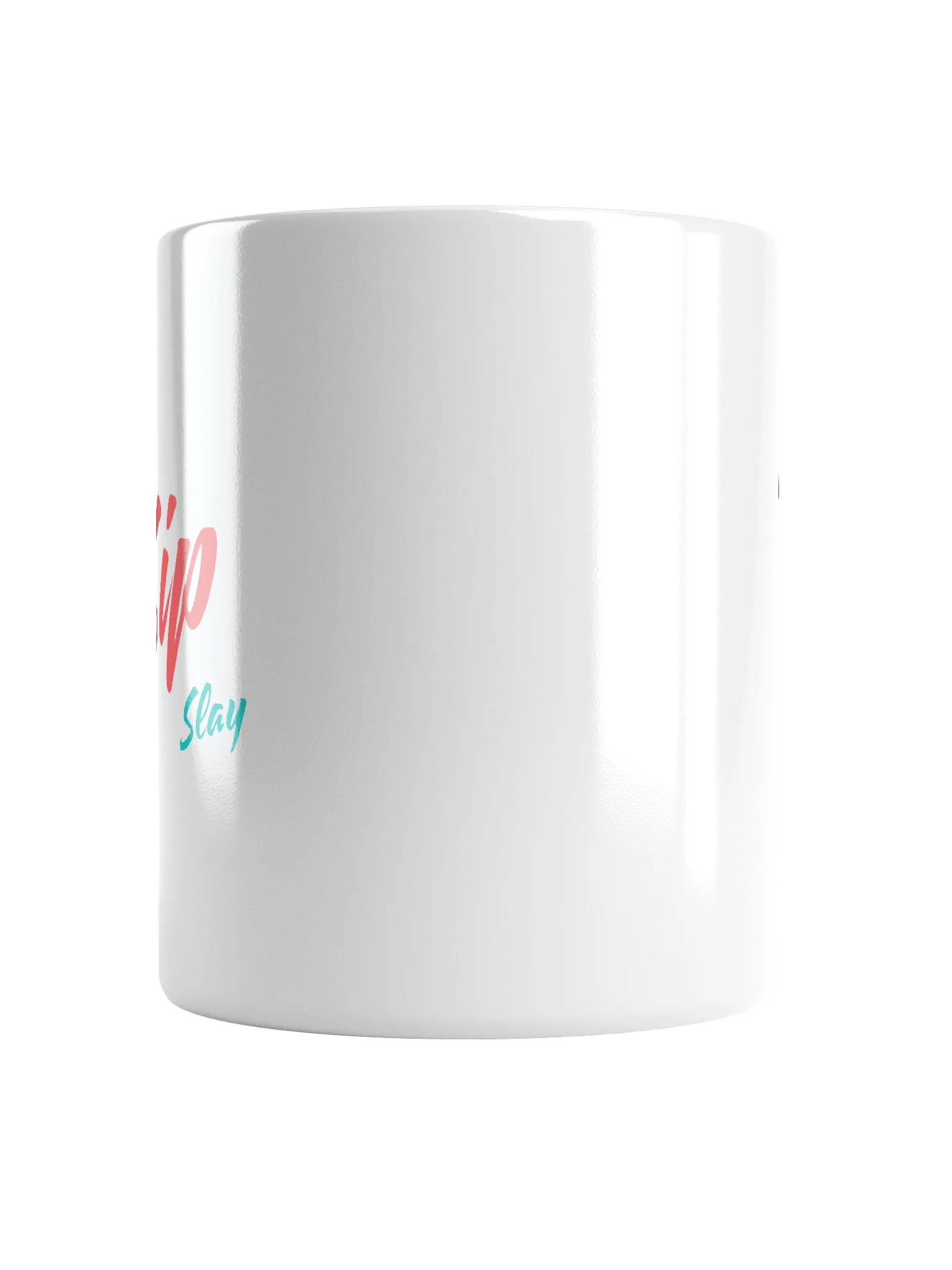 Sip Sip Podcast Double Script Logo White Glossy Mug product image (5)
