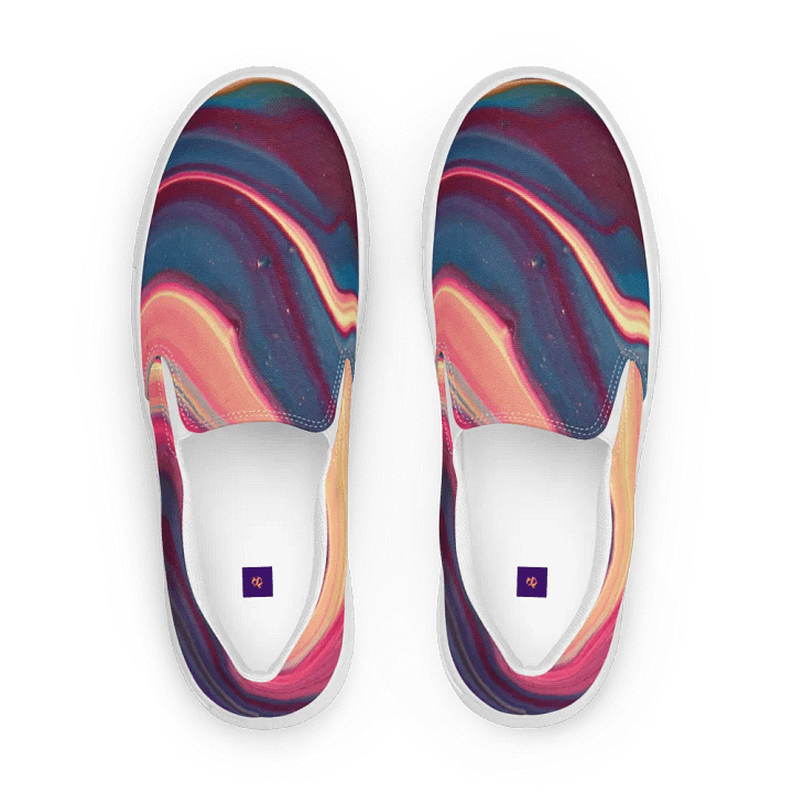 Abstract Slip-On Canvas Shoes product image (1)