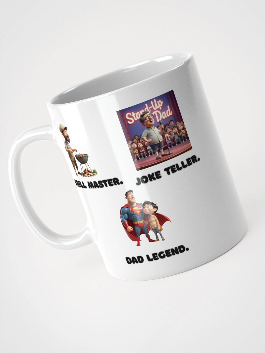Grill Master. Joke Teller. Dad Legend. – Funny Father’s Day Cartoon Art product image (3)