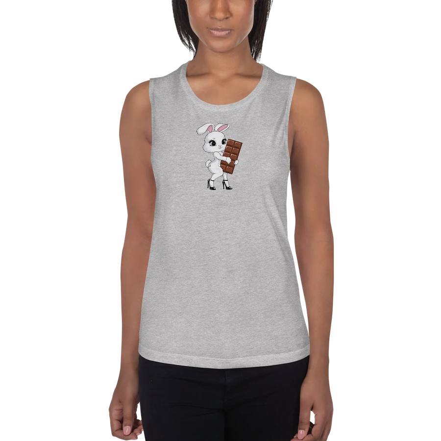 QOS Snow bunny with chocolate bar flowy tank top product image (4)