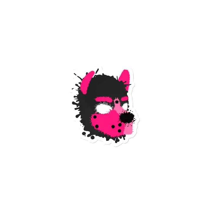 Pup Splatter Magnet - Hot Pink product image (2)