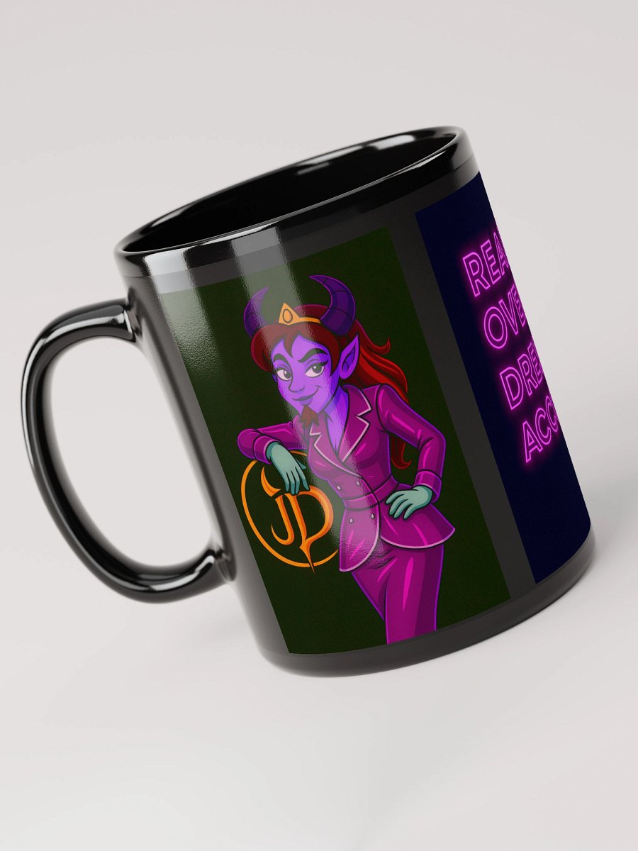 Dress Accordingly Mug – Jaz the Glam Demonette | Sassy Fantasy Coffee Cup product image (3)