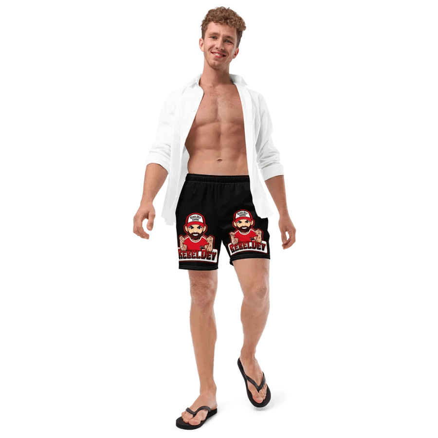 RebelDev black swim trunks product image (11)