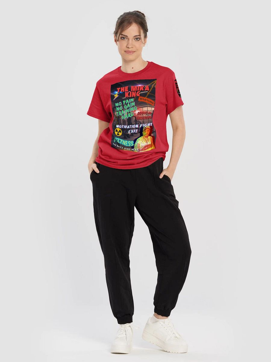Camiseta de peso pesado de Gildan y The Mika King No Pain No Gaing Training Hard Edition 1. product image (5)