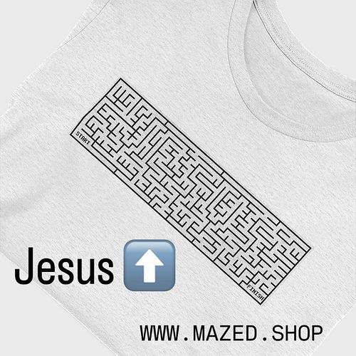 Get your #jesus #maze #shirt #exclusively at #mazed #shop #life is a #maze keep #jesus at the center.

WWW.MAZED.SHOP