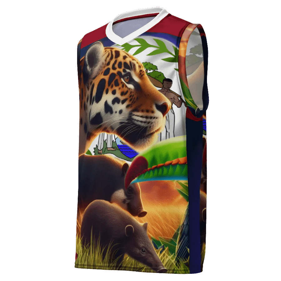 Beauty of Belize Basketball Jersey product image (10)