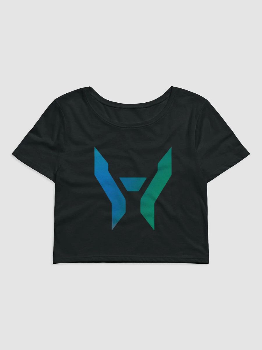 multi-color crop top with logo product image (4)