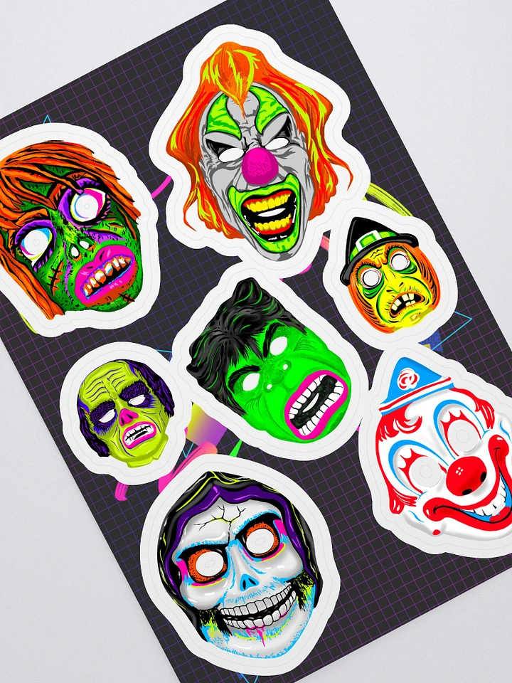The Misfits Horror Icons Sticker Sheet product image (1)