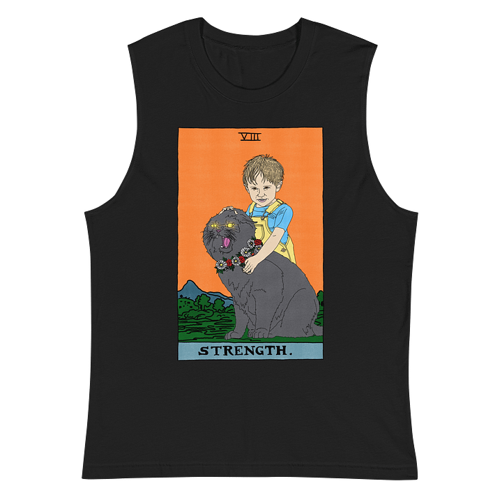 Gage and Church Strength Tarot Card Tank product image (2)