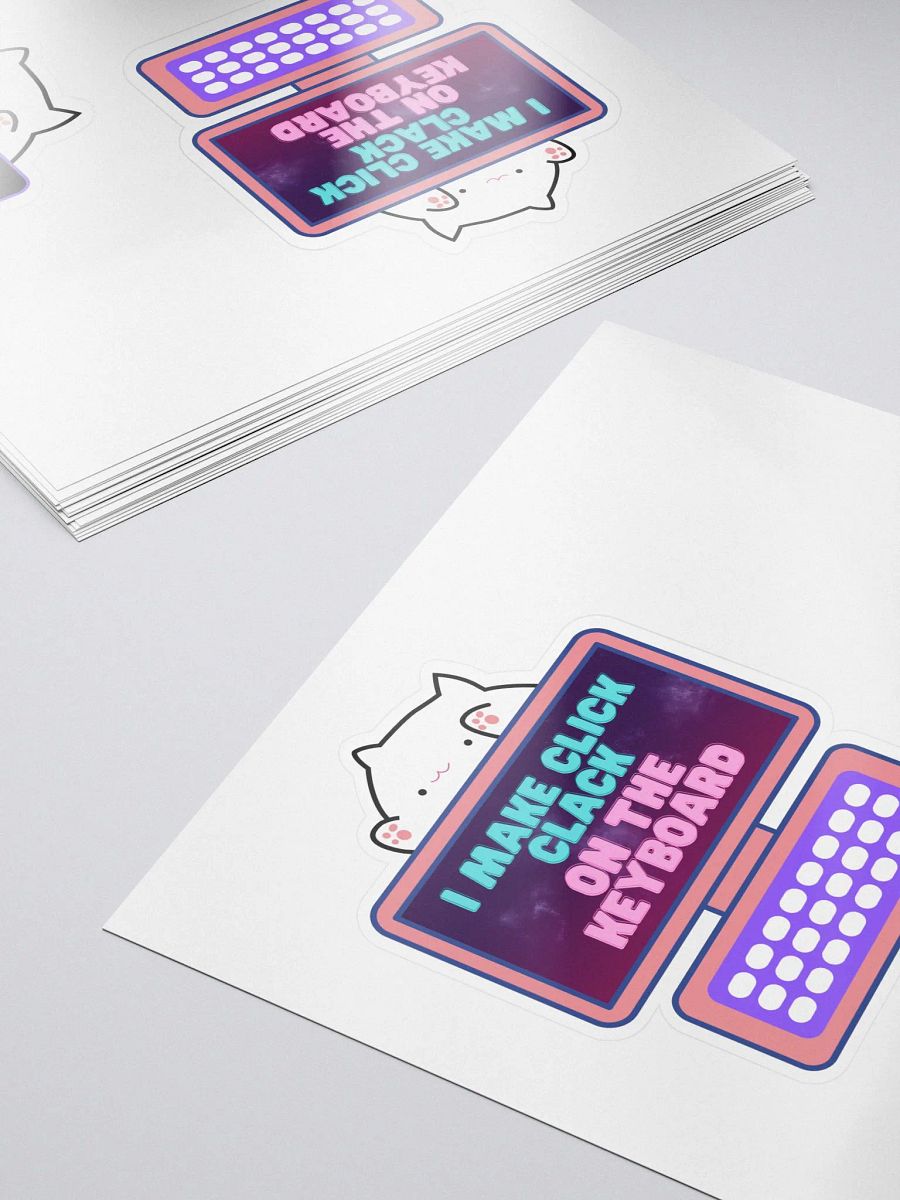 Click Clack Bongo Cat Sticker Pack product image (5)