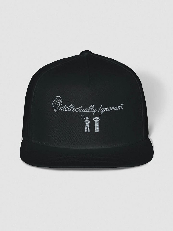 Intellectually Ignorant (GREY LOGO) snapback hat product image (1)