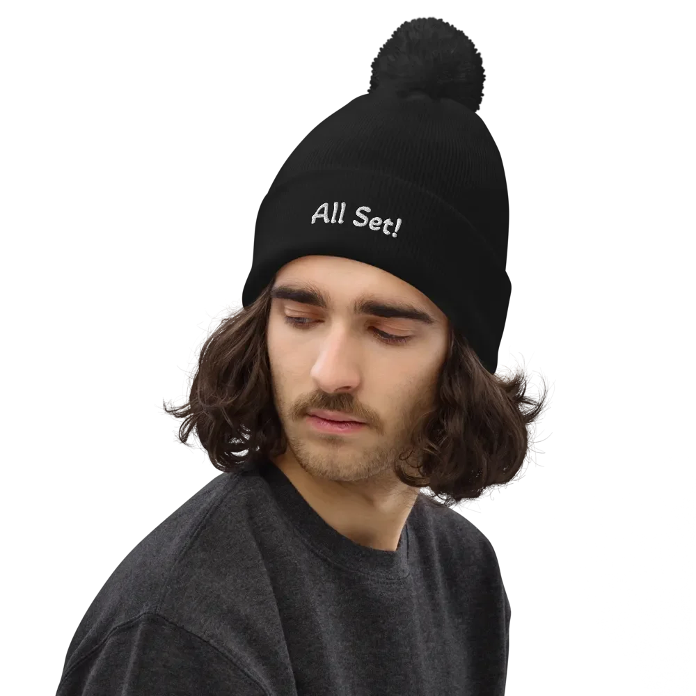 AllSaints Inspired Beechfield Pom-Pom Beanie product image (3)