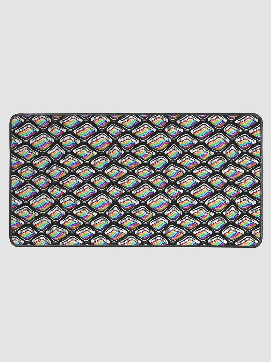 Rainbow Squares Pattern Desk Mat product image (2)