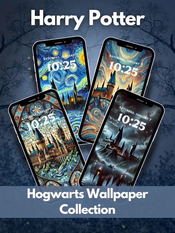 Hogwarts Various Styles Harry Potter Phone Wallpaper Bundle I 4K Quality Bundle product image (1)