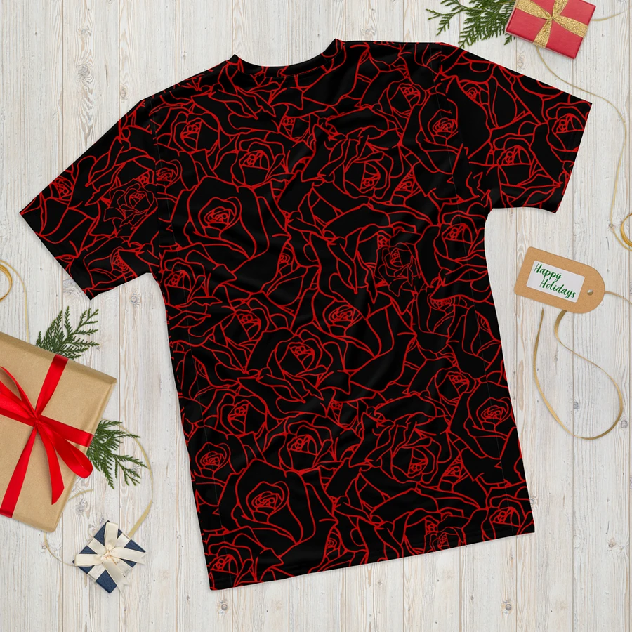 Loads of Roses · black-red crew neck t-shirt product image (13)