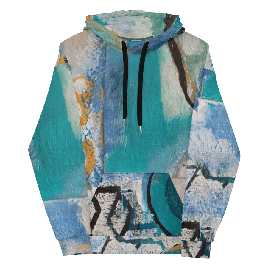 abstract painting on all over print unisex hoodie product image (12)