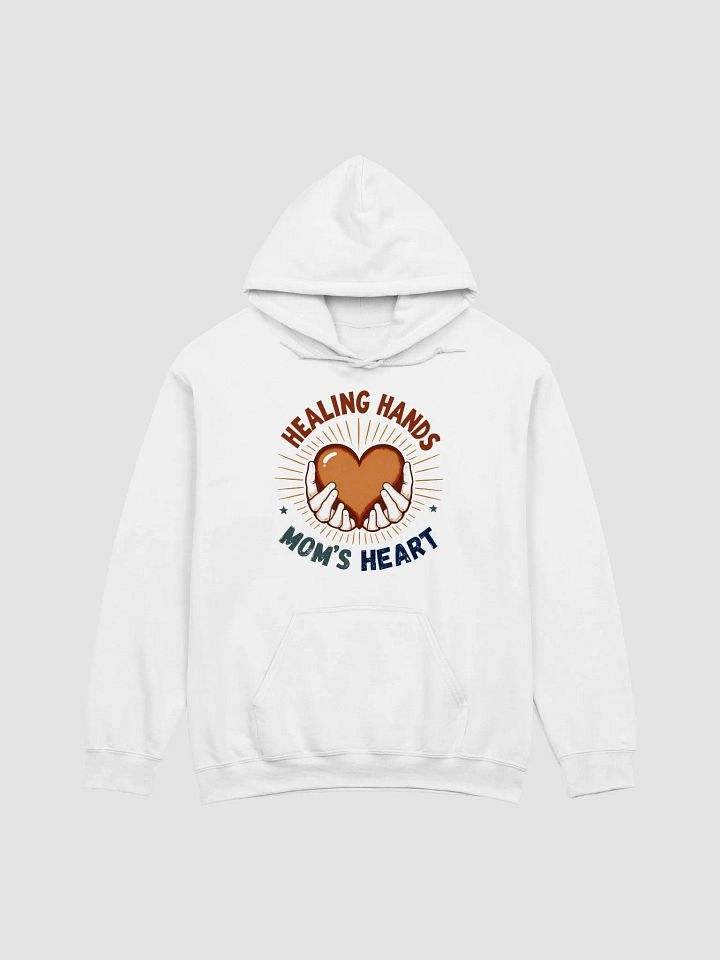 mom, Healing Hands, Orange Heart Hoodie product image (3)