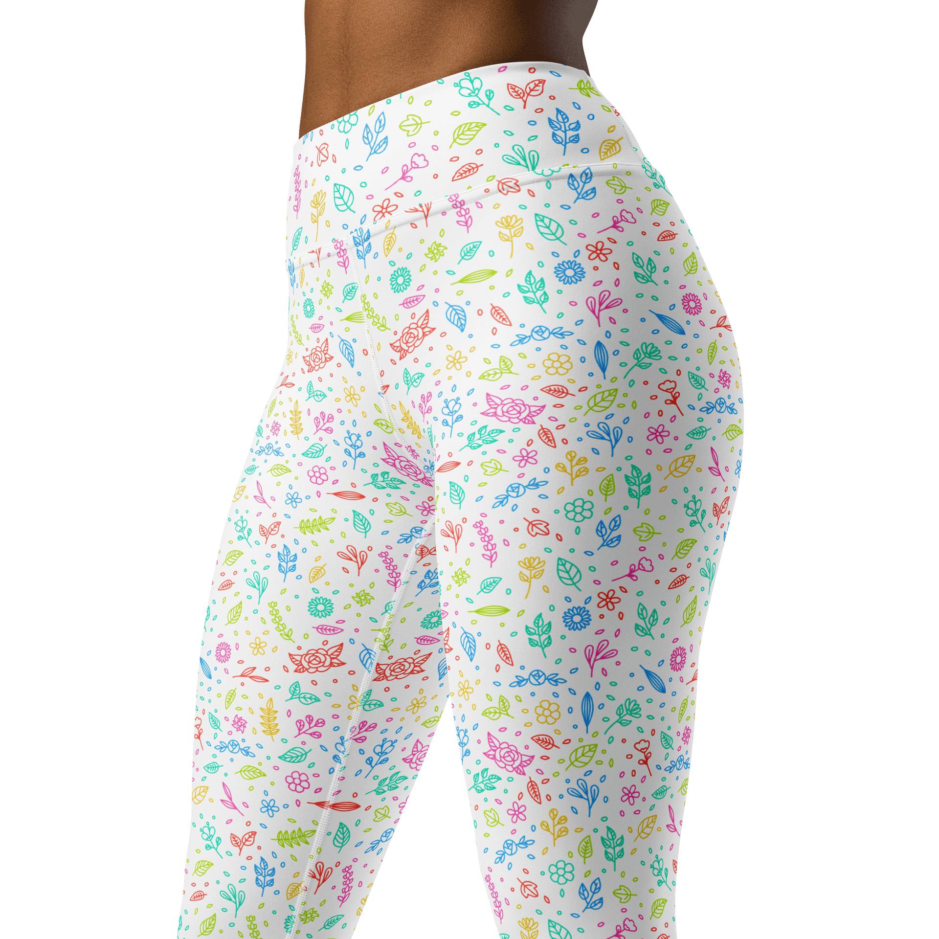 Bloom Bliss High-Waist Leggings - Floral Fantasy product image (4)