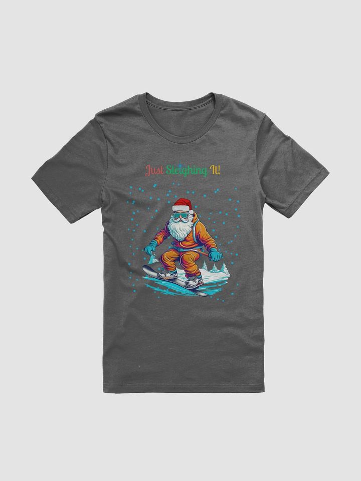 Santa Claus Snowboarding T-shirt product image (1)