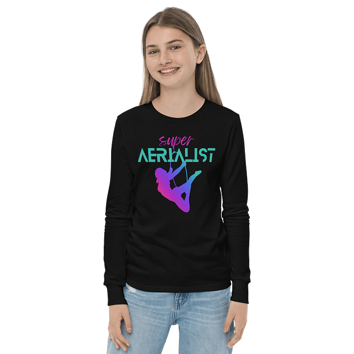 Super Aerialist Youth Long Sleeve Tee product image (2)