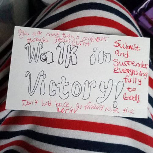 #JesusSaidIt #WalkInVictory #HeHasAlreadyWonItAll #TrustInTheLord #GiveThanksInAllThings #SpeakOut4LIFE #Amen