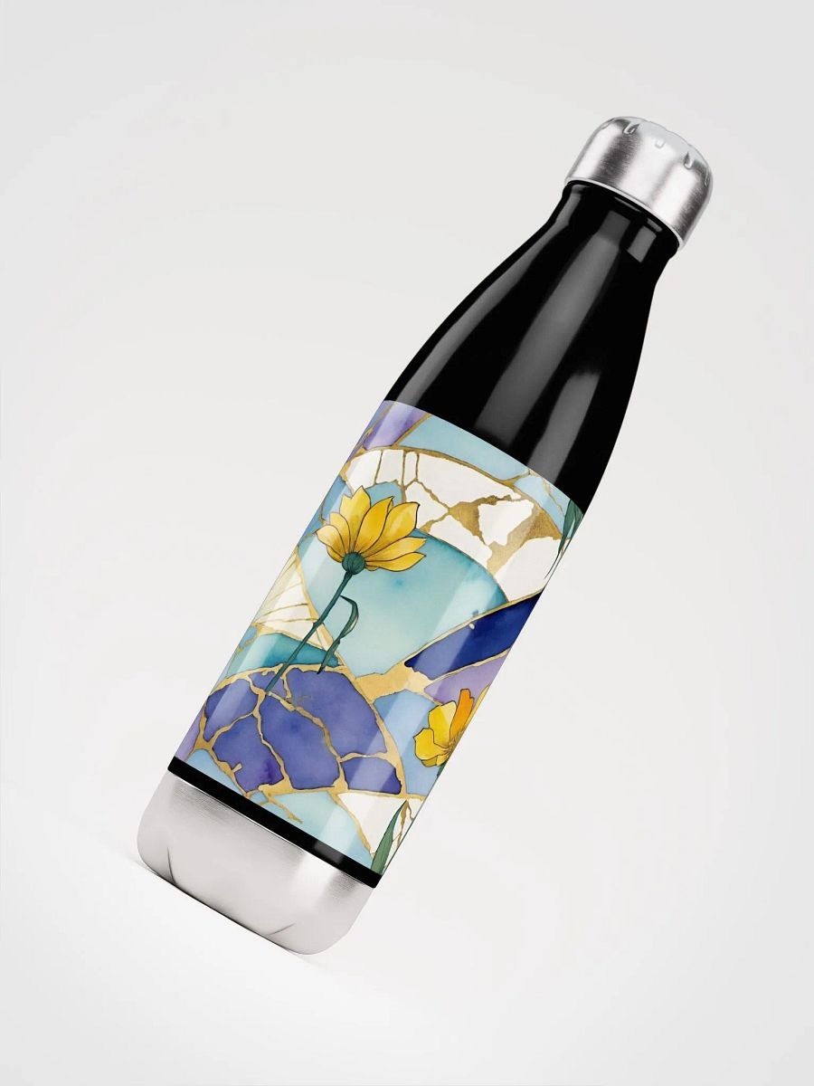 Watercolor Floral Stained Glass Water Bottle product image (8)