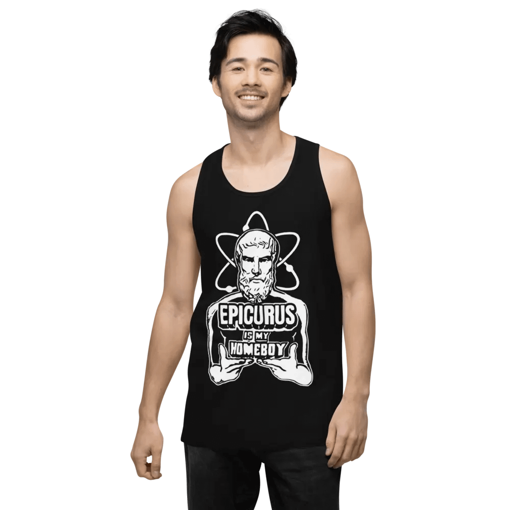 Epicurus Is My Homeboy (Cotton Heritage Men's Premium Tank Top) product image (6)