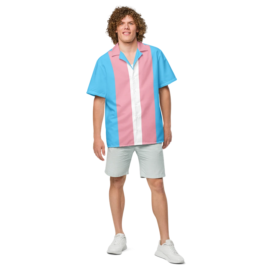 Trans Pride Flag - All-Over Hawaiian Shirt product image (7)