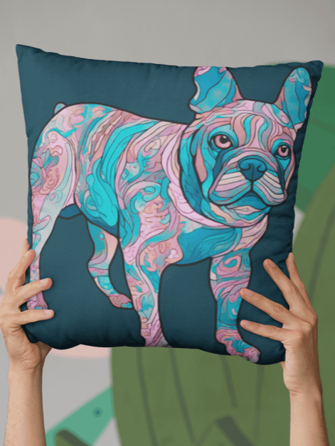 Groovy Frenchie #2 - Pillow product image (2)
