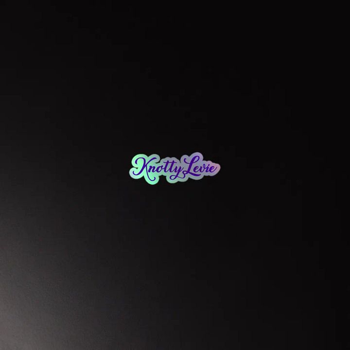 Knotty Holographic Sticker product image (2)